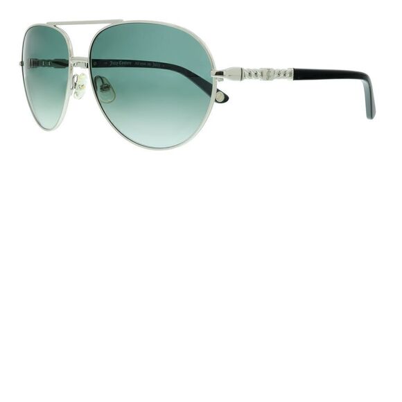 Juicy Couture JU 582/S F8 086P Silver Black Aviator Sunglasses